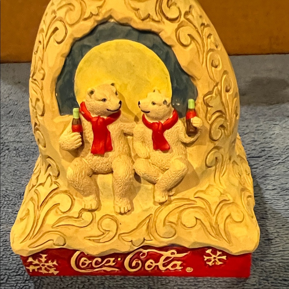 Coca Cola Jim Shore ‘Polar Refreshment’ Snowman Figurine - Picture 3 of 9